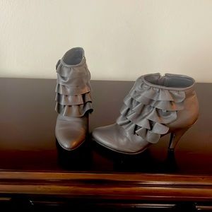 Ankle Ruffle Boots